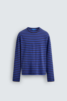 STRIPED JACQUARD T-SHIRT AARON LEVINE X ZARA фото 7