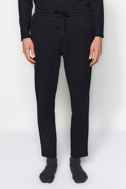 TRENDYOL MAN Siyah Regular Fit Waffle Orme Pijama Tak?m? TMNAW24PT00004 - Trendyolmilla фото 4