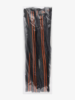 Цена за 10 шт. Молния «Трактор», №5, разъёмная, замок автомат, 70 см, чёрная, оранжевая