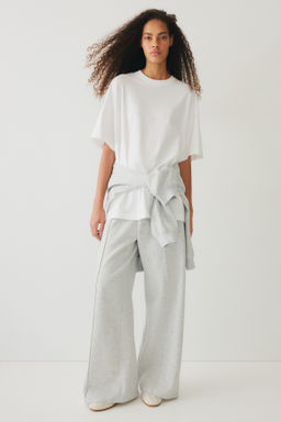 Pantal?n de ch?ndal amplio con raya - H&m фото 4