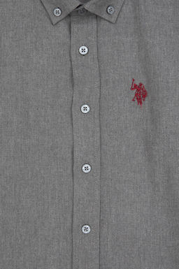 Erkek _ocuk Gri Uzun Kollu Basic G_mlek - U.s. polo assn фото 3