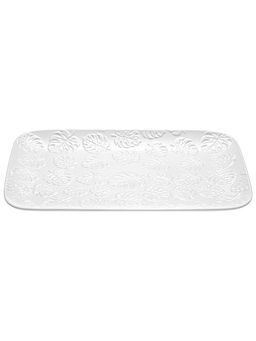 Блюдо прямоугольное 36*23*3 см "Тропики" большое, фарфор