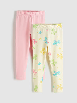 Beli Lastikli K?z ?ocuk Tayt 2li