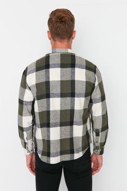 TRENDYOL MAN Lacivert Regular Fit K?sl?k Oduncu Kareli Gomlek TMNAW21GO0730 - Trendyolmilla фото 16