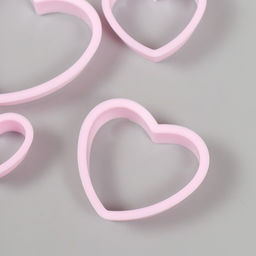 Каттеры для полимерной глины Сердца набор 4 шт 3,3х4 см 4,3х5 см 5,4х6,2 см 6,7х7,5 см - Simaland фото 3