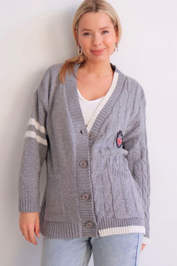 Martichelli Кардиган серый  фото 7