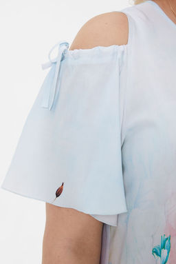 Платье Luxury Moda 1220 голубой