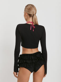 31200270007 Блузка жен. Romera черный - Infinity Lingerie фото 4