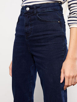 Kad?n Mom Fit D?z Jean Pantolon