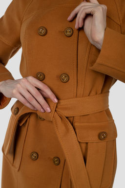 01-05422 Пальто женское демисезонное (пояс) - Империя пальто фото 21