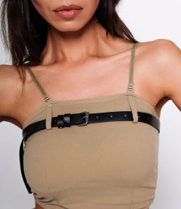 Топ #КТ8866 (1), бежевый