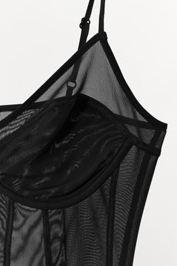 TOP TUL LENCERO / Negro - Zara фото 6