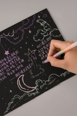 Цветная гелевая ручка "Panda Pink Pen"