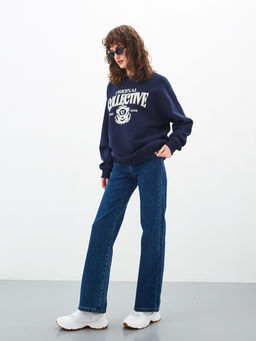 Женские джинсы широкие с высокой посадкой - Mossmore фото 51