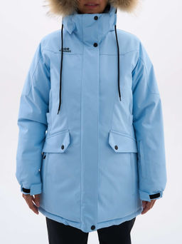 T3442-5 Куртка зимняя парка с капюшоном удлиненная - Strobbs фото 5