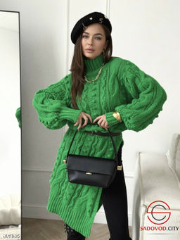 Вязаное платье женское с горлом - Bruno фото 5