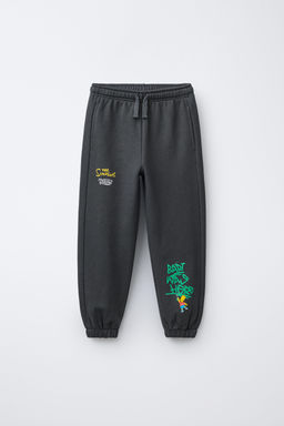 PANTAL?N FELPA JOGGER THE SIMPSONS  MATT GROENING / Verde gris