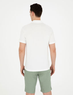 Ekru Slim Fit Ti__rt