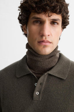 WOOL KNIT POLO SHIRT - Zara фото 5