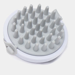 ETHERA Массажная силиконовая щётка для мытья головы, белый  фото 2