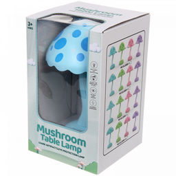 Цена за 2 шт. Настольная лампа "Sweet - Гриб" LED 13,2*19,5 см, USB 3w 3.7v, Голубой