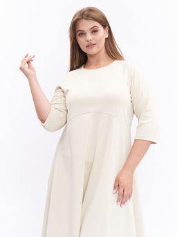 Платье из плотного трикотажа PP34306WHT04 - Артесса фото 5