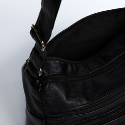 Сумка-мешок на молнии, цвет синий - Simaland фото 7