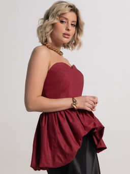 Корсет Эпатаж (вишневый) Б15216-53М - Lt collection фото 2