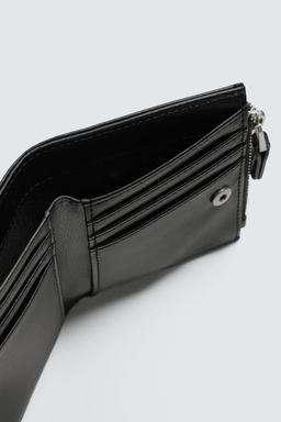 CARTERA MONEDERO LISO / Negro - Zara фото 4