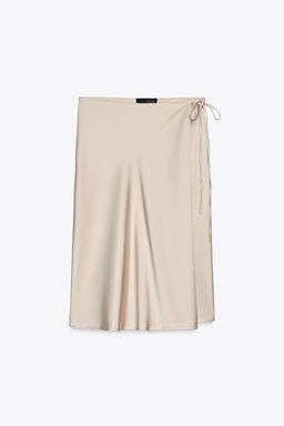 SATIN WRAP SKIRT - Zara фото 6