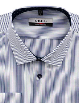 Сорочка мужская длинный рукав GREG 121/237/141/ZN/1 STRETCH_GB