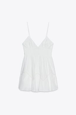 EMBROIDERED SHORT DRESS