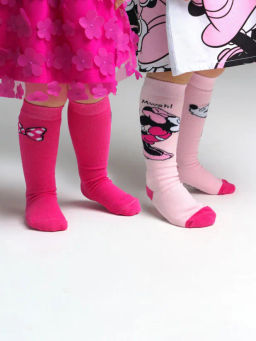 PlayToday / Гольфы детские трикотажные для девочек, 2 пары в комплекте