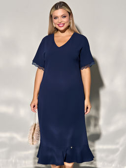 Платье 0421-1 черничный - Dora фото 30