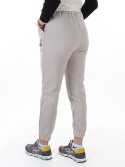 MD54 LT. GRAY Брюки спортивные утепленные женские (85% хлопок, 10% полиэстер, 5% спандекс)