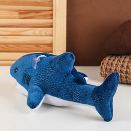 Мягкая игрушка «Акула», 40 см, цвет синий