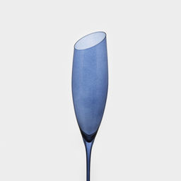 Бокал для шампанского Magistro «Иллюзия», 160 мл, 5.5×27.5 см, стекло, синий