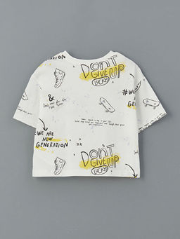 Bisiklet Yaka K?z ?ocuk Ti??rt