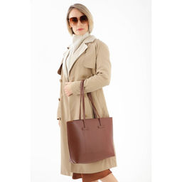 Сумка-шопер на молнии, цвет коричневый - Simaland фото 4