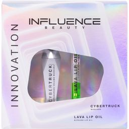 Influence Beauty Подарочный набор (тушь Cybertruck двухфазное масло для губ Lava lip oil тон 4) 2022