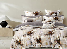 Постельное белье сатин люкс - Мэрелин 2 сп. с Евро простыней (нав.70х70)