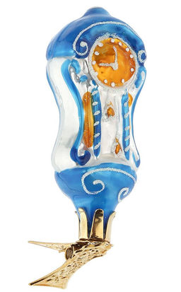 Елочное украшение Часы на прищепке ПФ-361