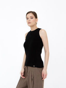 Джемпер кашемировый 06108 черный