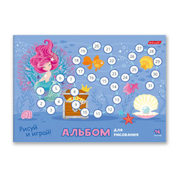 Светоч 16АЛСК4_1_3_9 Альбом для рисования 100 г/м2 A4 29 х 20.5 см 16 л. на скобе 10 шт. 000649 Рисуй и играй  фото 8