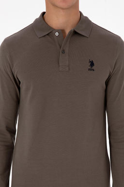 Erkek Vizon Basic Sweatshirt Sepette S_rpriz _ndirim - U.s. polo assn фото 6