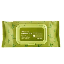 TONYMOLY  Салфетки для снятия макияжа с экстрактом зеленого чая THE CHOK CHOK GREEN TEA No-Wash Clea  фото 2