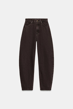 TRF BARREL HIGH-WAIST JEANS - Zara фото 16