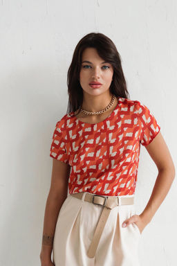 Блуза с коротким рукавом - Martichelli фото 9