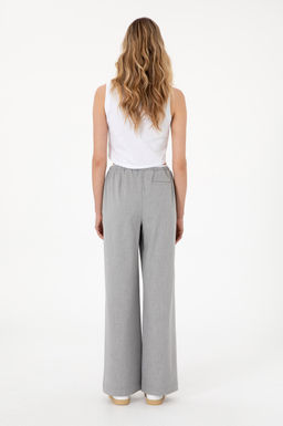 Kad_n Gri Bel Detayl_ Loose Fit Kanvas Pantolon Sepette S_rpriz _ndirim - U.s. polo assn фото 4