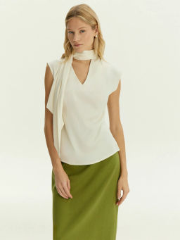 Блузка из вискозы, B3246/bibl - Emka фото 3